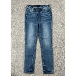 Judy Blue‎ Jeans Womens 11/30 Skinny Fit Medium Wash Stretch Denim *28x26.5